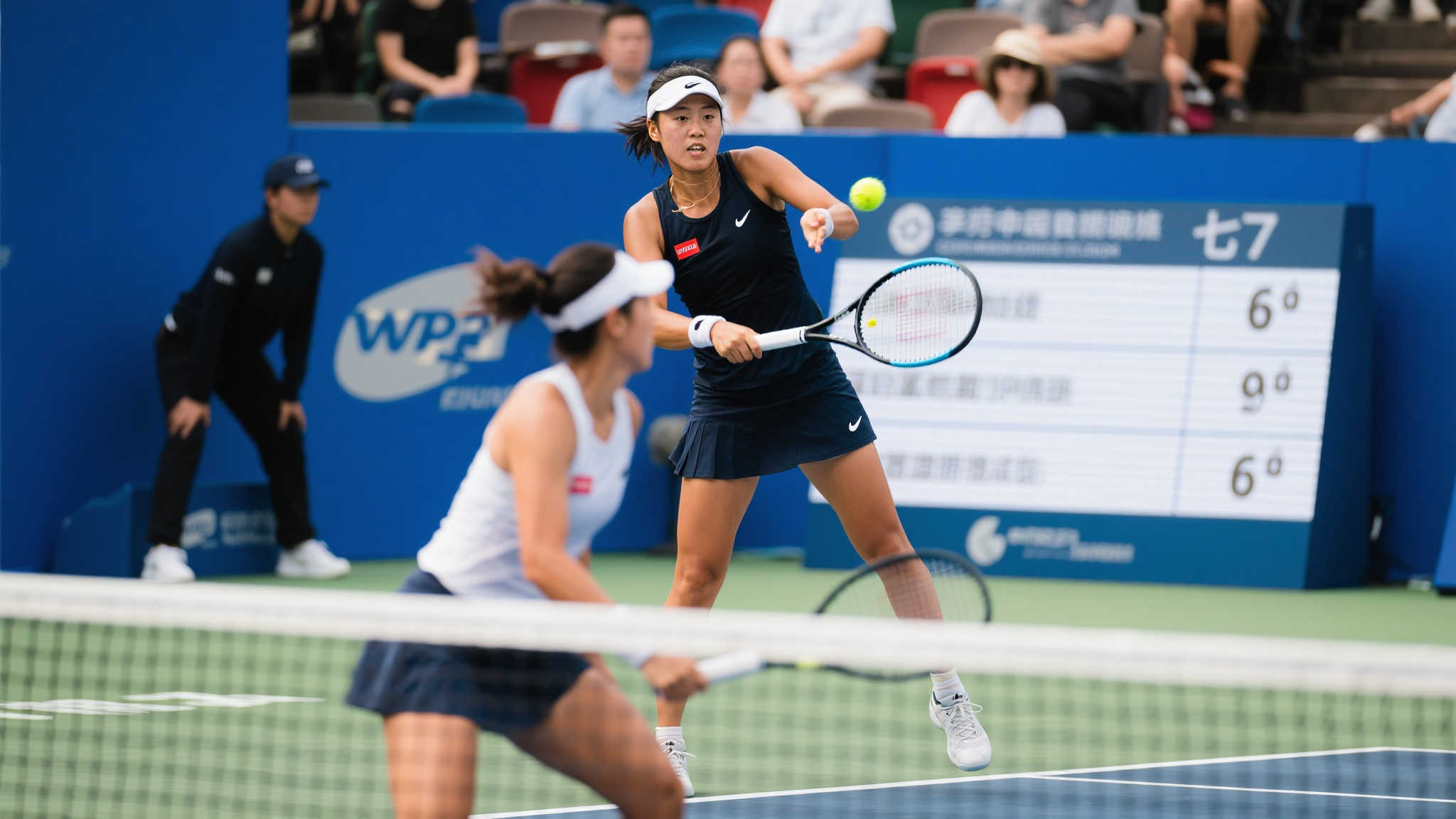 首盘抢七大战太可惜了！王欣瑜六个盘点都被万卓索娃化解，第二盘继续加油！