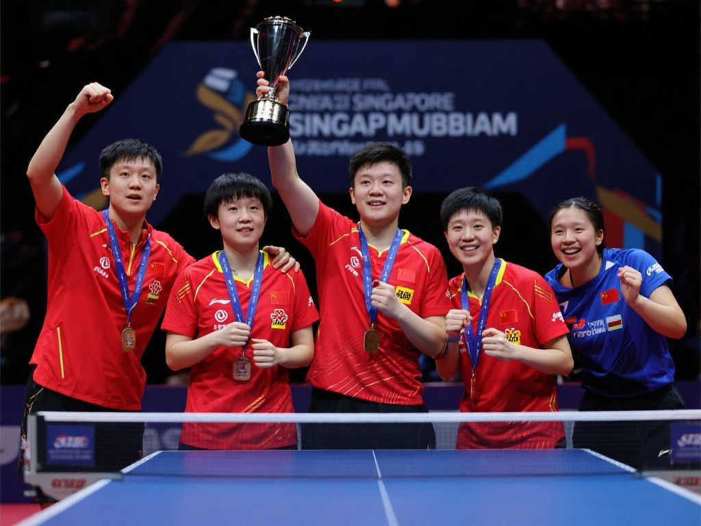 新加坡大满贯：王曼昱／蒯曼摘冠，国乒五金提前收入囊中